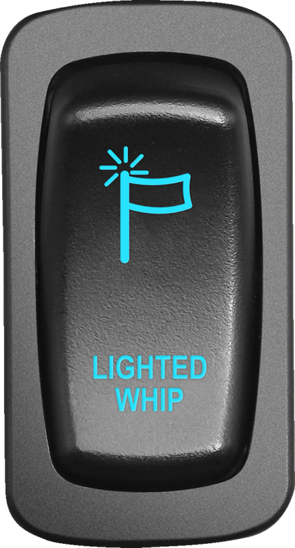 Moose Offroad Switch - Whip Light - Blue WHP-CAR-B