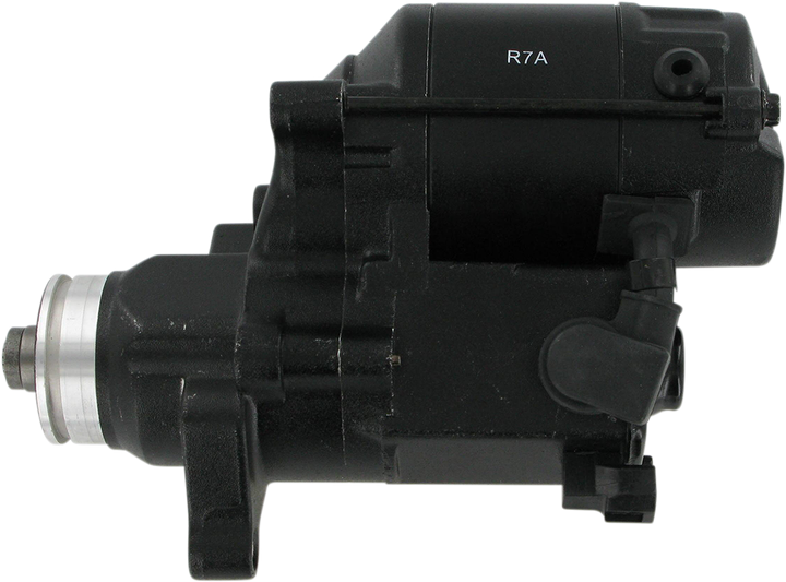 Terry Components Starter Motor - Harley Davidson - Black Wrinkle 776507