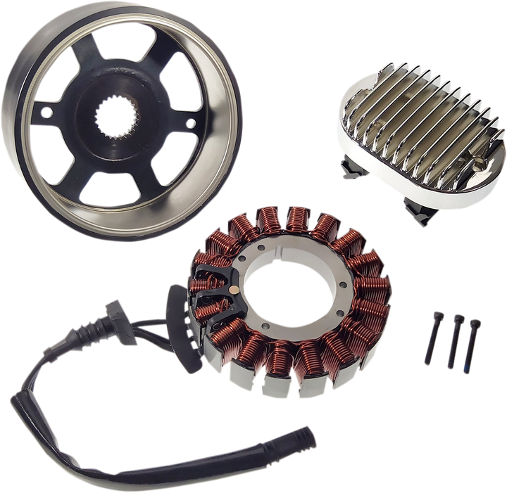 Drag Specialties Charging Kit - Chrome 2112-1519