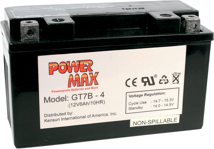 Power Max Battery - Yt7B-Bs GT7B-4