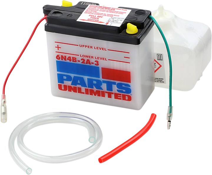 Parts Unlimited Battery - 6N4B-2A-3 2113-0124