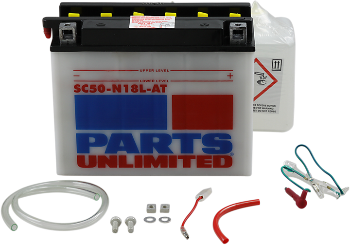 Parts Unlimited Battery - Sy50N18Lat With Sensor 2113-0201