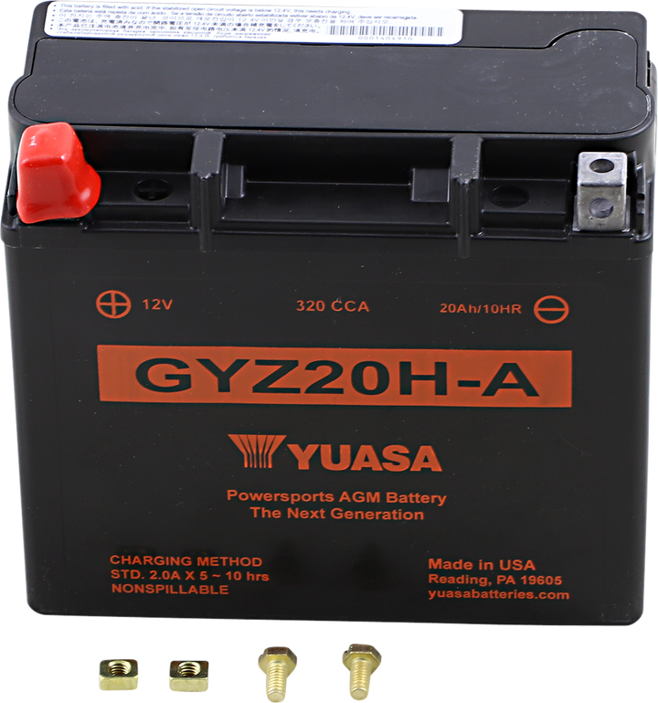 Yuasa Agm Battery - Gyz20H-A YUAM720GHA