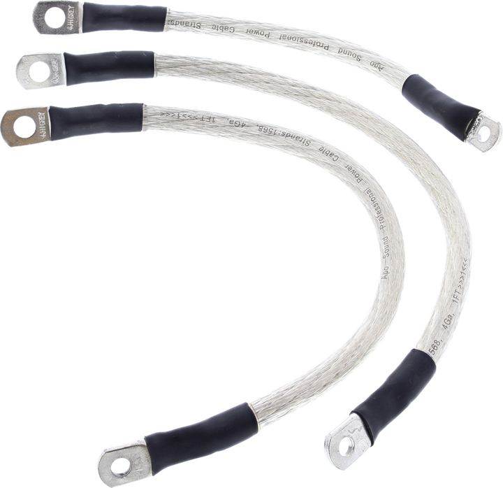 All Balls Battery Cable Kit - Clear 79-3009
