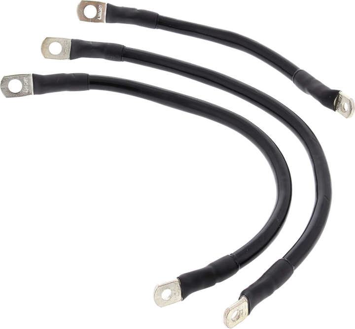 All Balls Battery Cable Kit - Black 79-3009-1