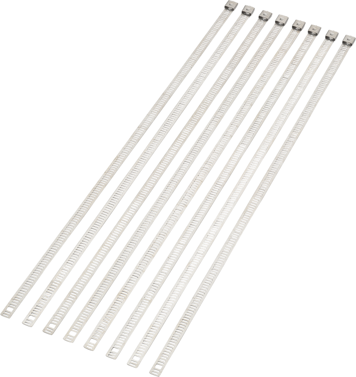 Moose Offroad Cable Tie - Silver - 14" - 8 Pack 304-0515
