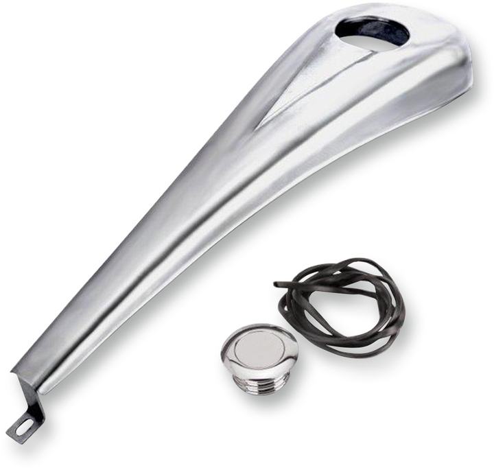 Paul Yaffe Bagger Nation Steel Dash Kit For 6-Gallon Tank - Chrome DDK-S-08-OEM-C