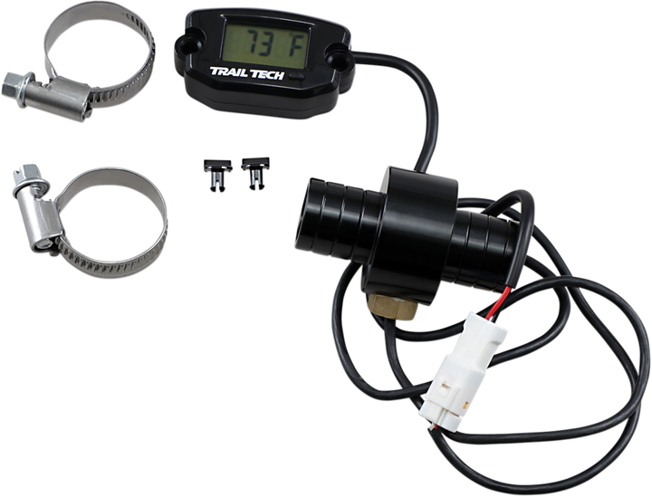 Trail Tech Temperature Meter - Surface Mount - Black - 19 Mm 742-EH1