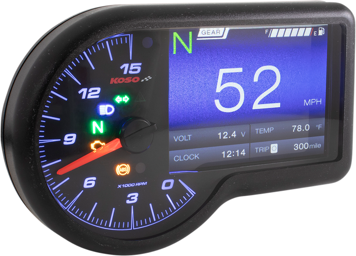 Koso North America Rx-3 Gauge - Black BA071000