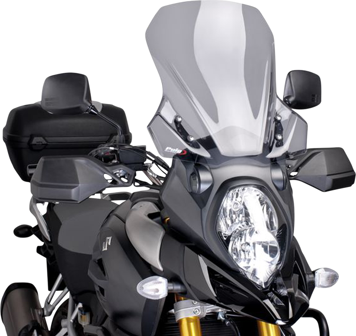Puig Hi-Tech Parts Touring Windscreen - 18-1/8" - Light Smoke - V-Strom 7229H