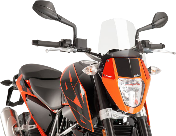 Puig Hi-Tech Parts New Generation Windscreen - 10-1/2" - Clear - Ktm 390 6009W