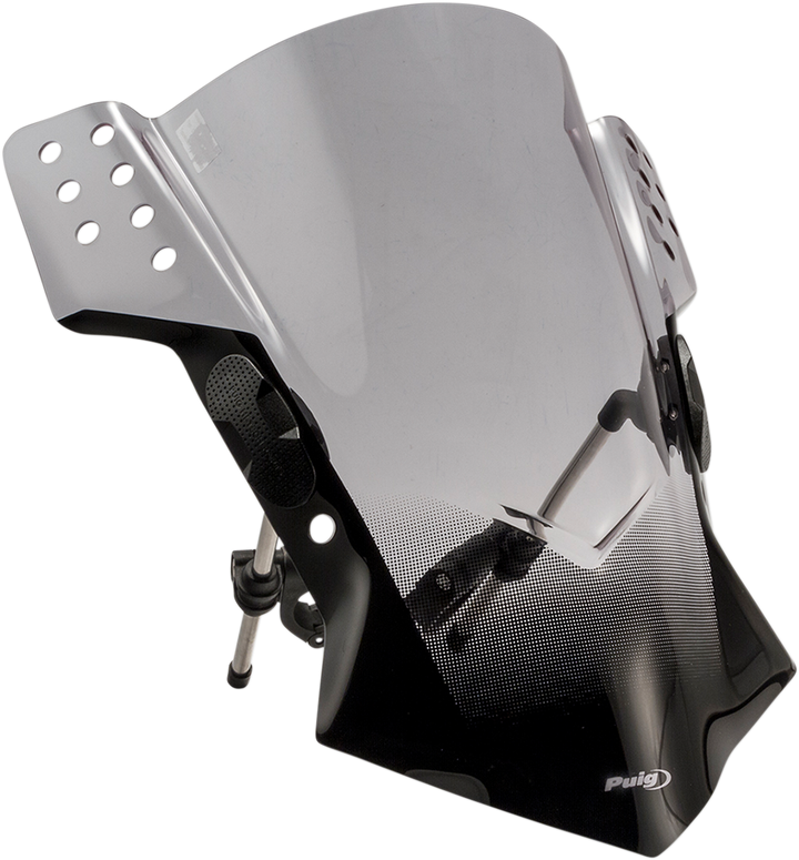 Puig Hi-Tech Parts New Generation Windscreen - 15-3/8" - Smoke 5881H