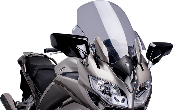 Puig Hi-Tech Parts Touring Windscreen - 22" - Smoke - Yamaha 6483H