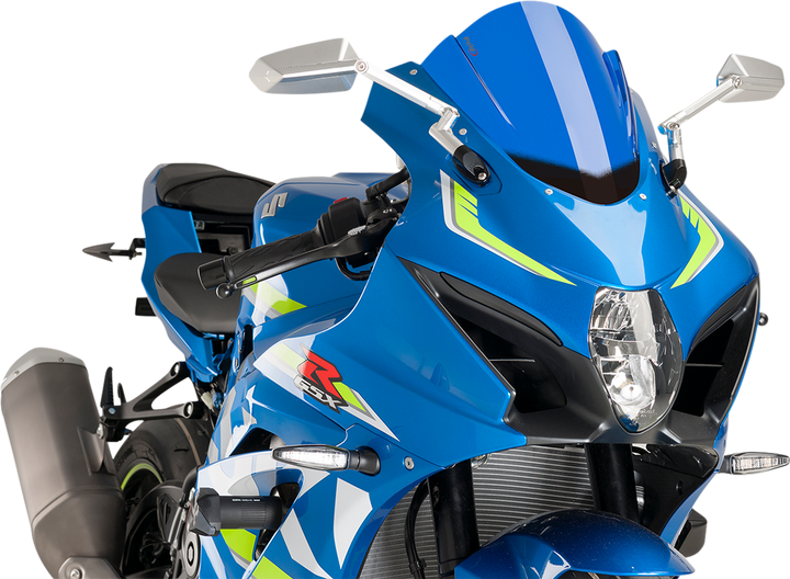 Puig Hi-Tech Parts Race Windscreen - Blue - Gsx-R1000/R 9013A