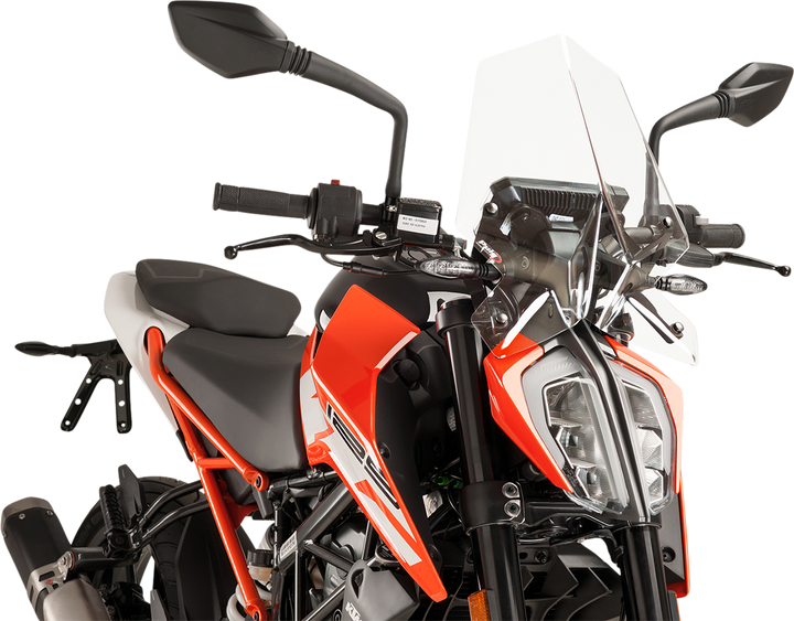 Puig Hi-Tech Parts New Generation Windscreen - 16-1/4" - Clear - Ktm 9514W