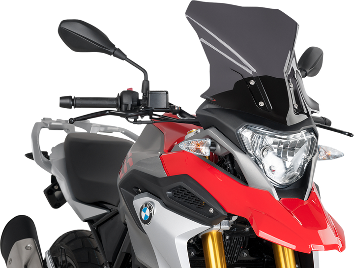 Puig Hi-Tech Parts Touring Windscreen - 17" - Dark Smoke - Bmw 9879F
