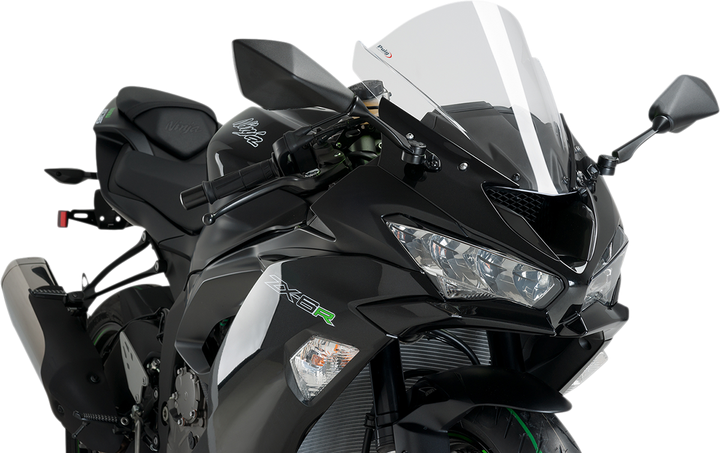 Puig Hi-Tech Parts Race Windscreen - 13-3/4" - Clear - Zx-6R 3177W