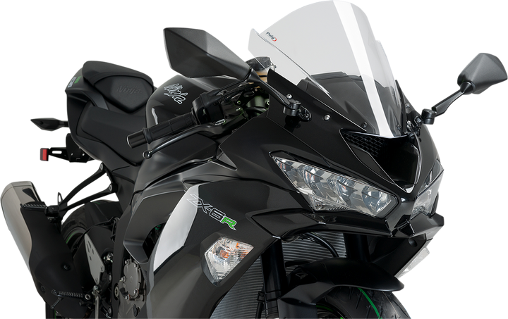 Puig Hi-Tech Parts Race Windscreen - 13-3/4" - Clear - Zx-6R 3177W-2M