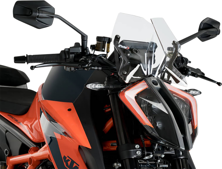 Puig Hi-Tech Parts New Generation Windscreen - 10-1/2" - Clear - 1290 Super Duke R 20425W