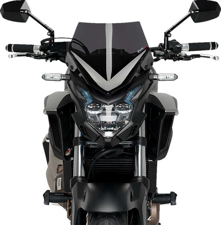 Puig Hi-Tech Parts New Generation Sport Windshield - Dark Smoke - Cb500F 21412F