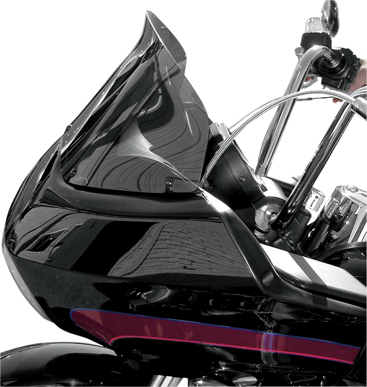 Wind Vest Windshield - 10" - Dark Smoke - Fltr 62-1040