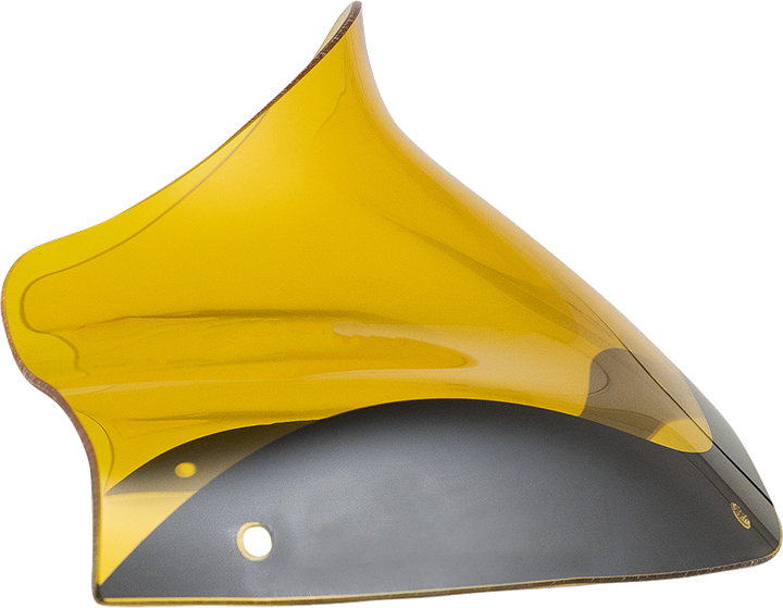Klock Werks Kolor Flare Windshield - 8" - Yellow - '98-'13 Fltr KWW-01-0690