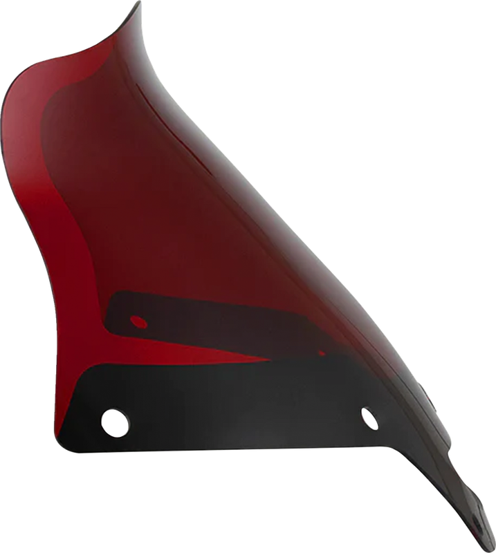 Klock Werks Kolor Flare Windshield - 8" - Red - '22-'25 Fxlrst KWW-02-0629