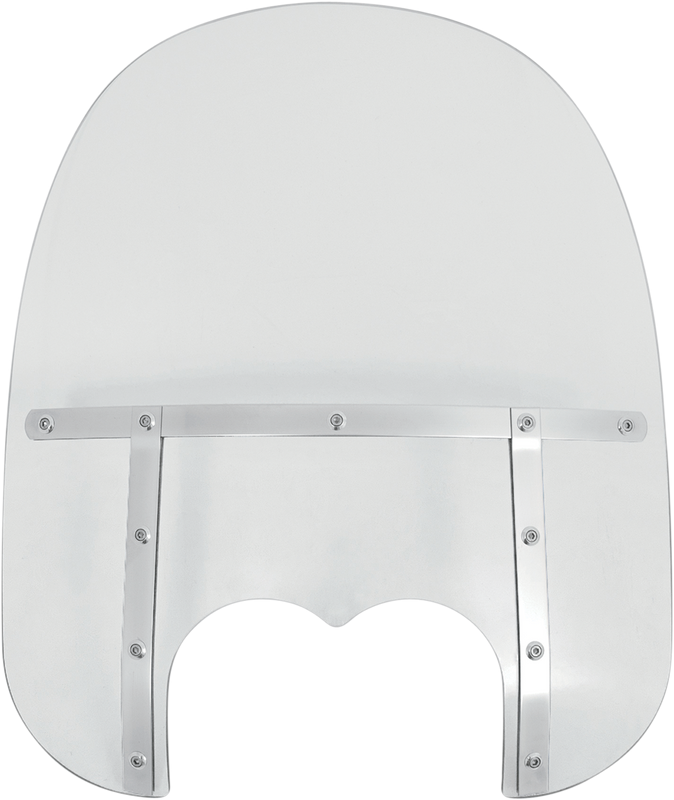 Memphis Shades Fats Windshield - 19" - Clear - Fxdf MEM6930