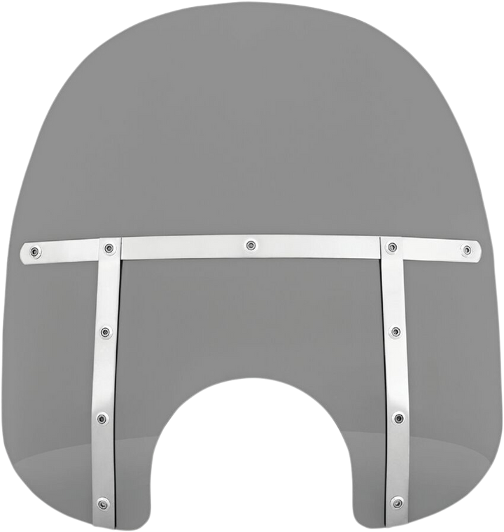 Memphis Shades Fats Windshield - 17" - Headlight - Black Smoke MEM32112