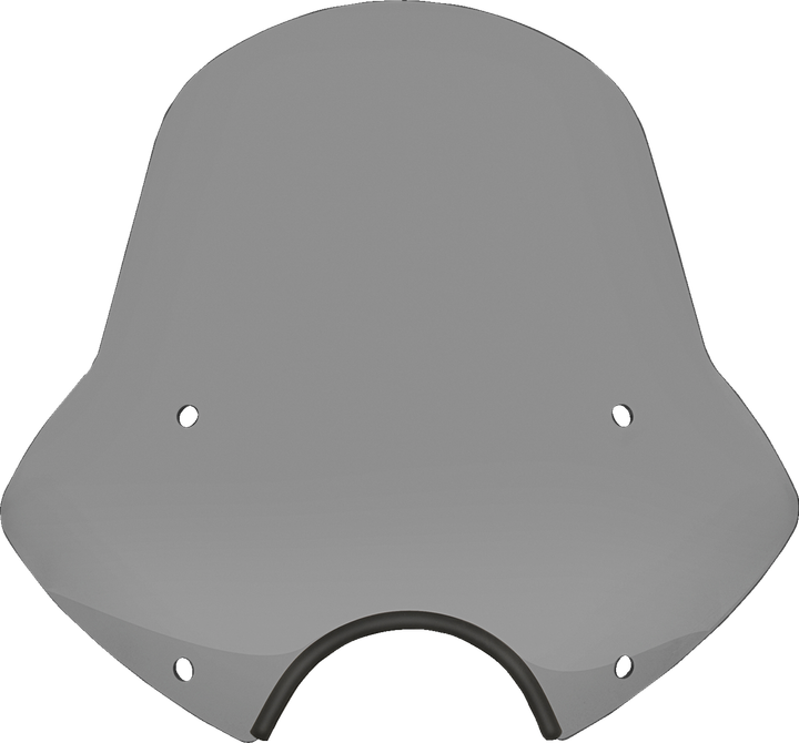 Memphis Shades Speed Demon Sportshields - 17" - 7" Headlight Cutout - Black Smoke MEP54112