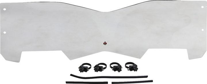 Klock Werks Flare Windshield - 9-3/4" - Clear - Rzr KWW-05-0525