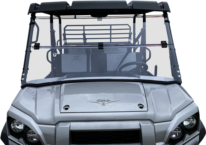 Moose Offroad Full Folding Windshield - Deluxe - Mule V000345-12200M