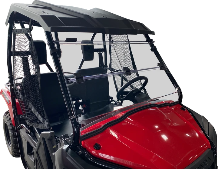 Dowco Deluxe Full Folding Windshield - Pioneer 500/520 V000351-12200M 