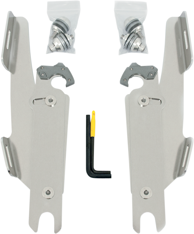 Memphis Shades Batwing Mounting Kit - Covered Forks - Without Lightbar MEK1951