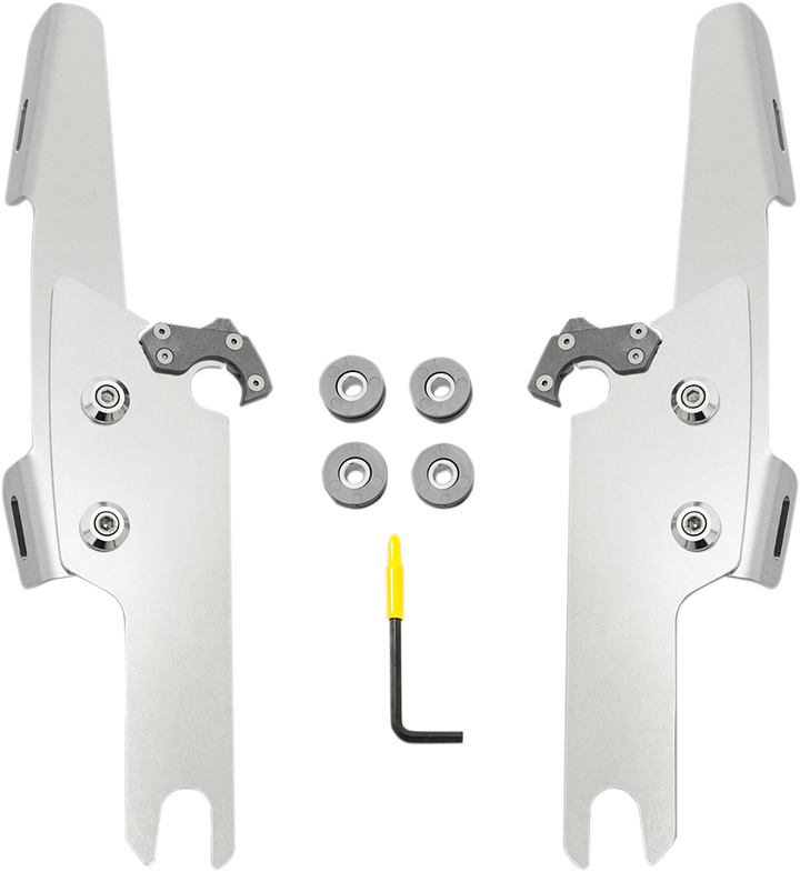 Memphis Shades Fats/Slim Mounting Kit - Polished - Flrt MEK2017