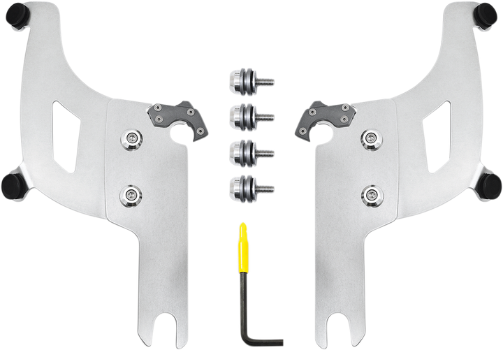 Memphis Shades Bullet Mounting Kit - Polished - Flhrs/Xs MEK2042