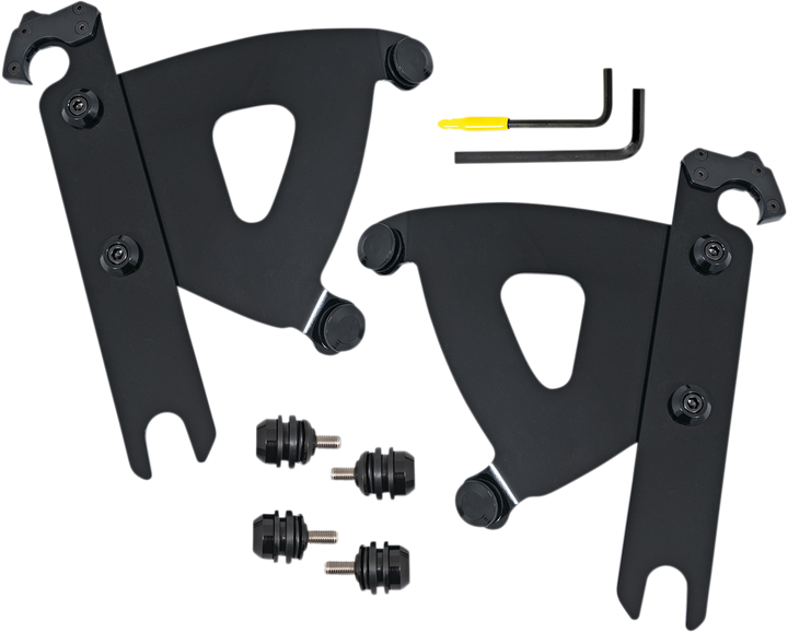Memphis Shades Road Warrior Trigger-Lock Mounting Kit - Black - Fls MEB2053