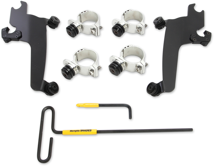 Memphis Shades Trigger Lock Sportshield Mounting Kit - Vegas - Black MEB2020