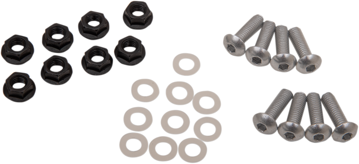 Puig Hi-Tech Parts Windscreen Screw Kit - Silver 0956P