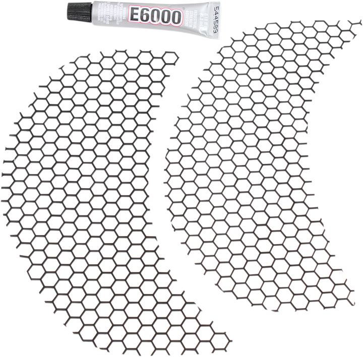 Klock Werks Fairing Vent Screen - Honeycomb KWS-01-0320-B
