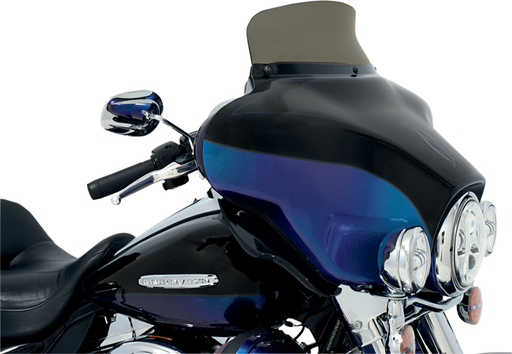Memphis Shades Spoiler Windshield - 5" - Smoke - Flh MEP8571