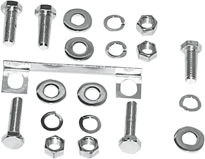 Colony Hardware Kit - Transmission Mount - Chrome - '65-Early '77 Big Twin 9418-19