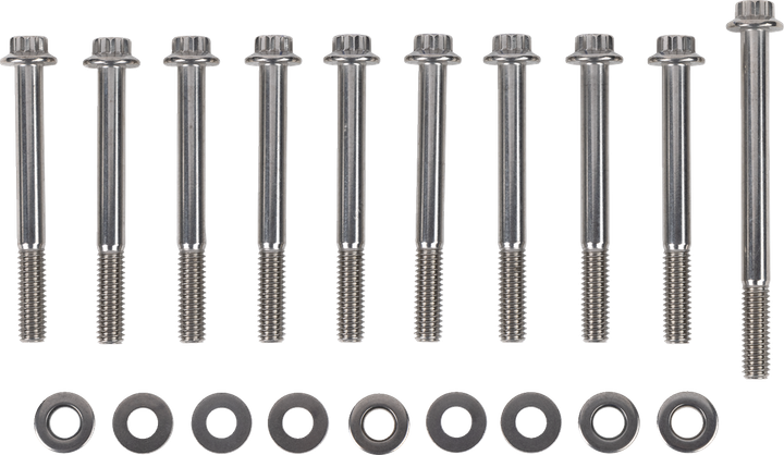 Feuling Parts Fastener Kit - Engine Case Without Balance Shafts - Dress-Up - Twin Cam 3030
