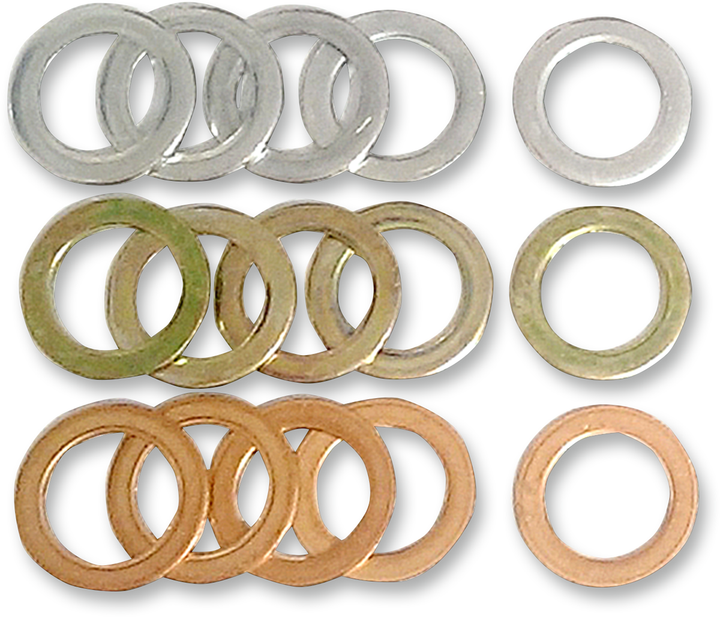 Cycle Performance Prod. Washer Kit - Spark Plug/Indexing - 14 Mm CPP/9041-14