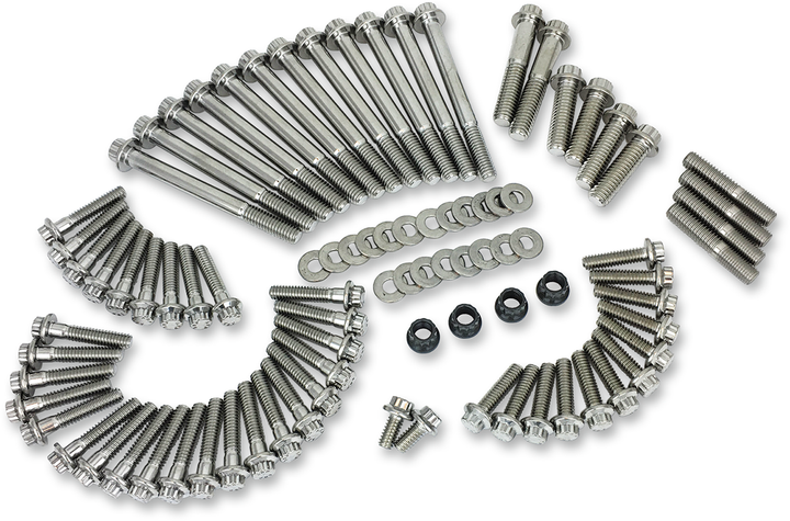 Feuling Parts Fastener Kit - External Engine - 12-Point - M8 3052