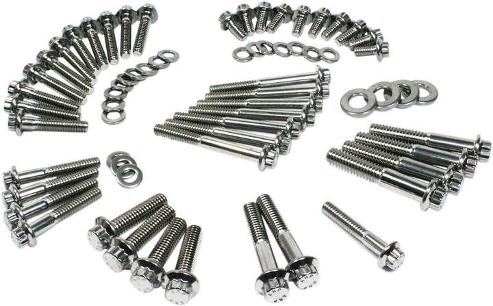 Feuling Parts Fastener Kit - External Primary/Transmission - 12-Point - Fl 3056