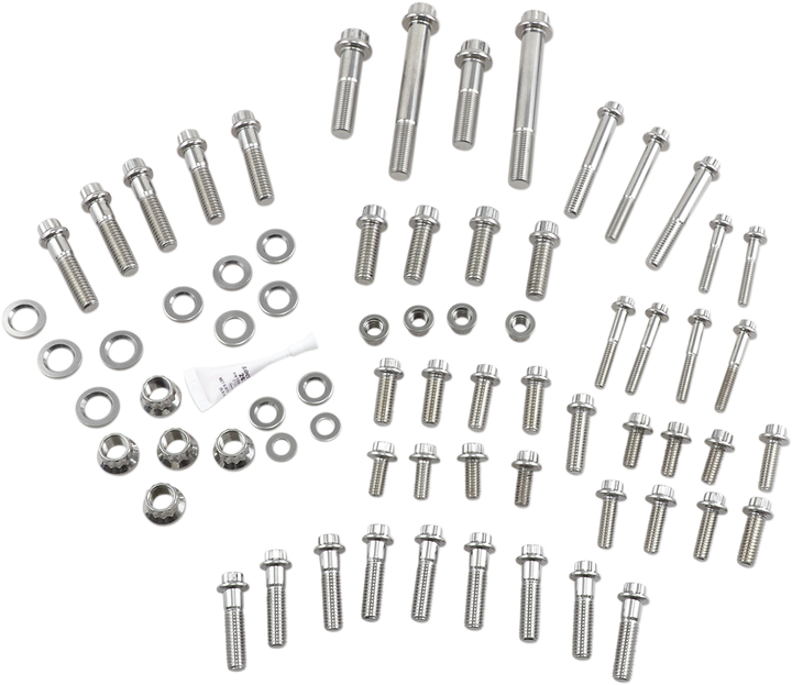 Feuling Parts Fastener Kit - Chassis/Trim - 12-Point/Dress-Up - Fxr 3068