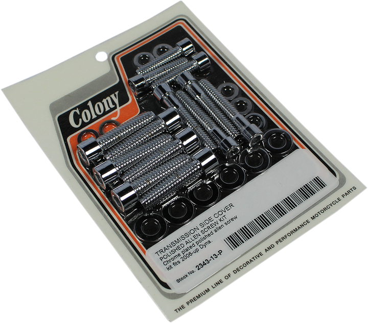 Colony Bolt Kit - Transmission Side Cover - Stock-Head - Dyna 2343-13-P