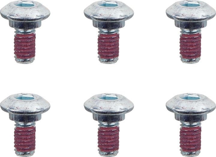 Moto-Master Bolts - Brake Rotor - Hex - M6 X 13 - 6-Pack 012011-PU