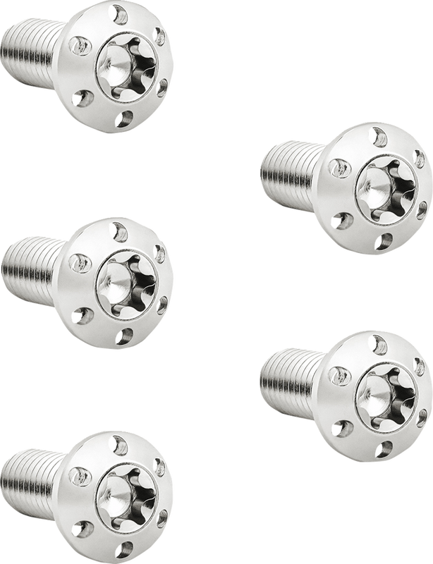 Arlen Ness Bolt Kit - Holeshot/Brake Rotor/Front - Hub Mount - Polished 5/16-18 X 7/8" - 5 Pack 300-912